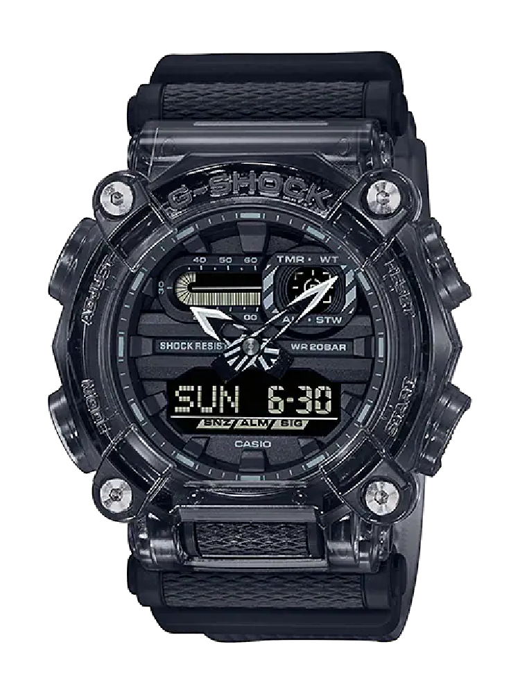 Casio G-Shock Watch - Transparent/Gray One Size - GA900SKE-8A