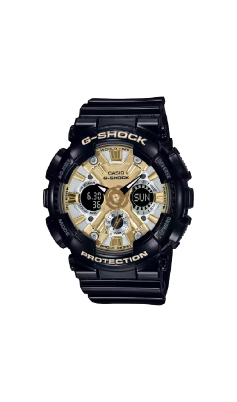 Casio G-Shock Women's Watch - Black\Gold - Gmas120Gb-1A