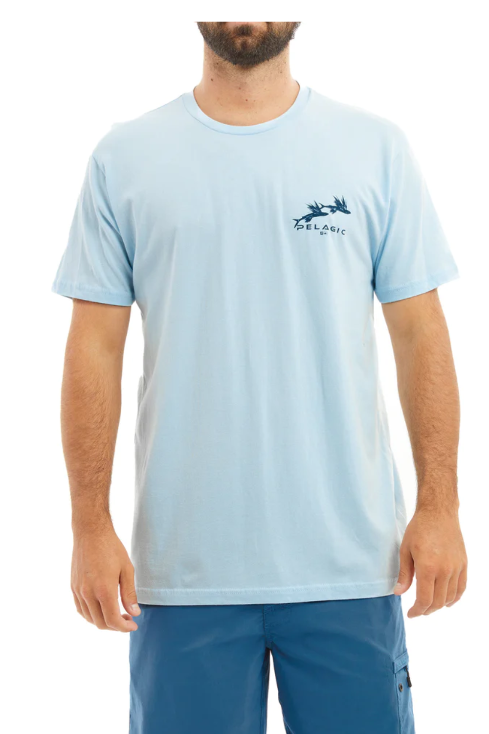 Pelagic Premium Short Sleeve Tee - Gyotaku Fish