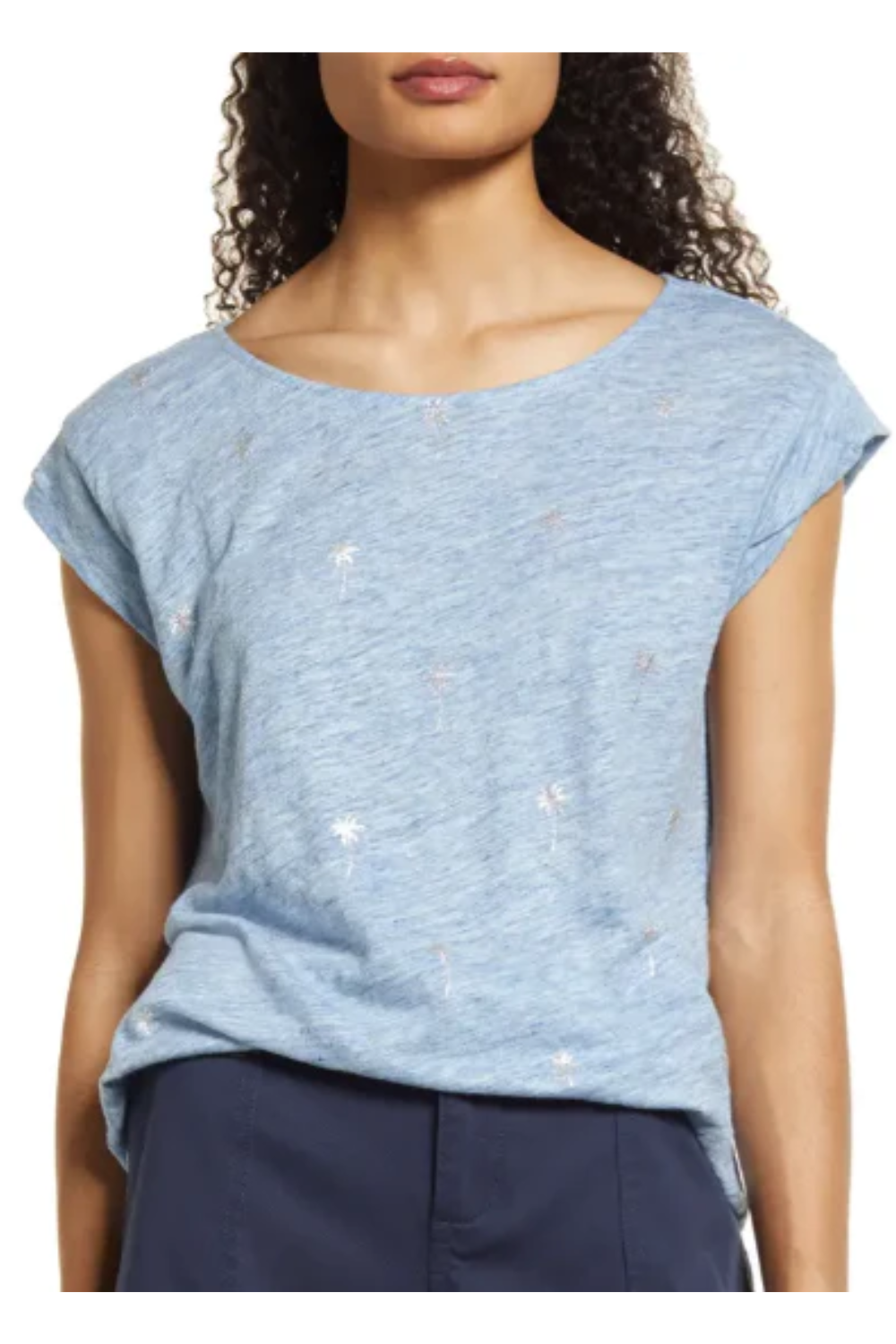 Tommy Bahama Linnea Twist Palm Tree Tee - SW221414