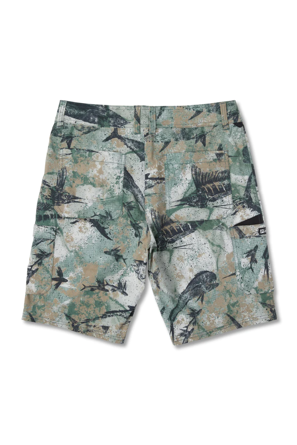 Pelagic Madeira Cargo Shorts  - Open Seas Camo - BeachToBlvd
