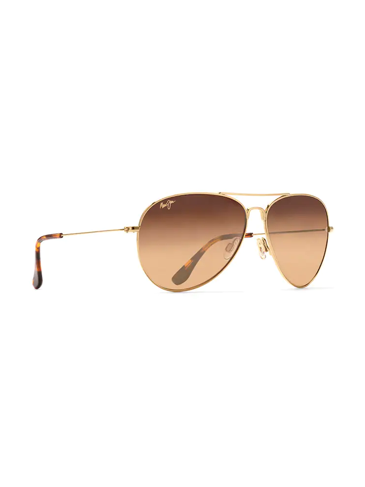 Maui Jim Sunglasses Mavericks - Gold Frame w\ Bronze Lens