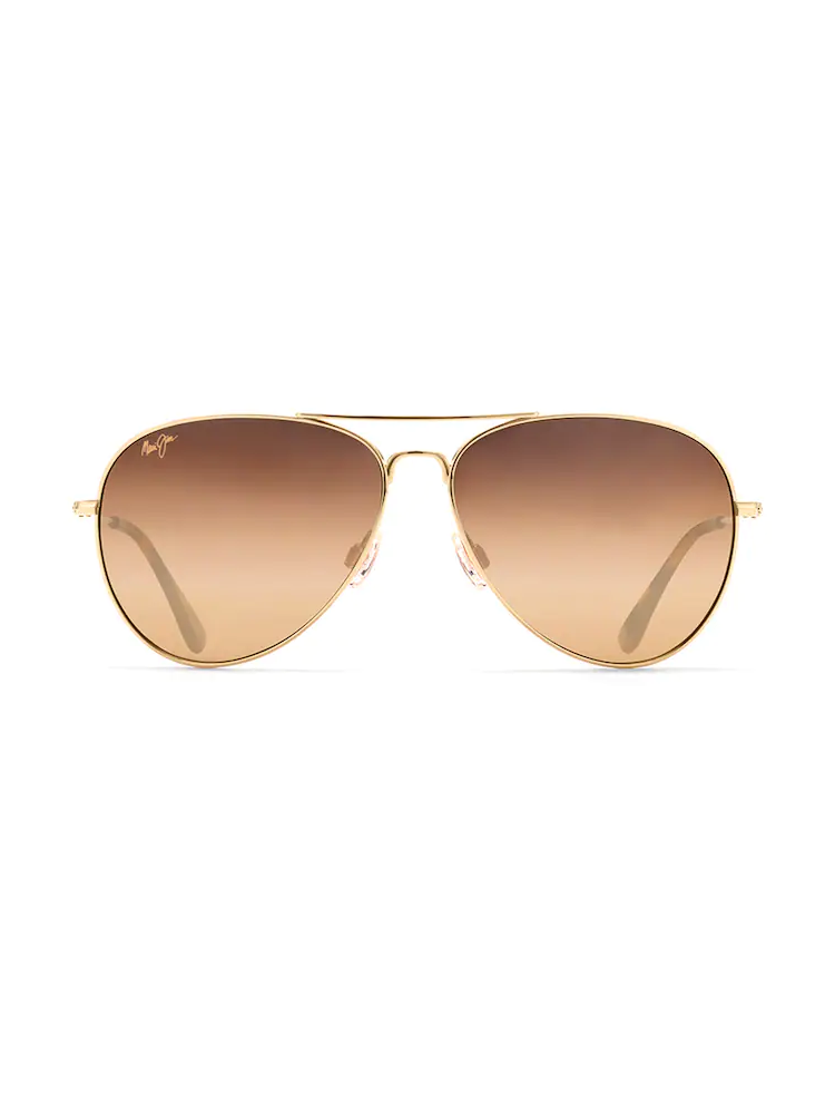 Maui Jim Sunglasses Mavericks - Gold Frame w\ Bronze Lens