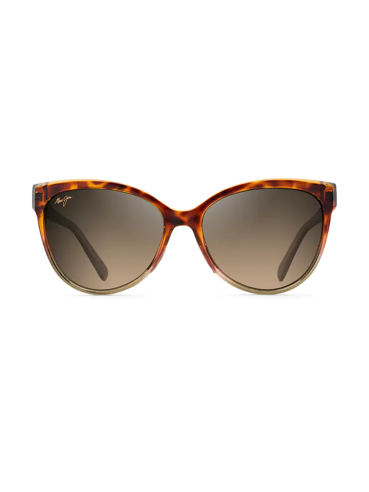 Maui Jim Sunglasses Olu Olu - Tortoise W/Tan Frame - Bronze Lens