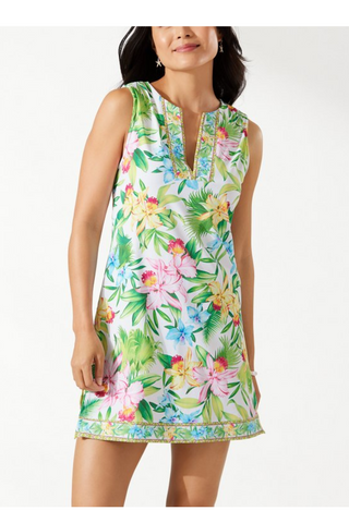 Tommy Bahama Orchid Garden Split Neck Romper - BeachToBlvd