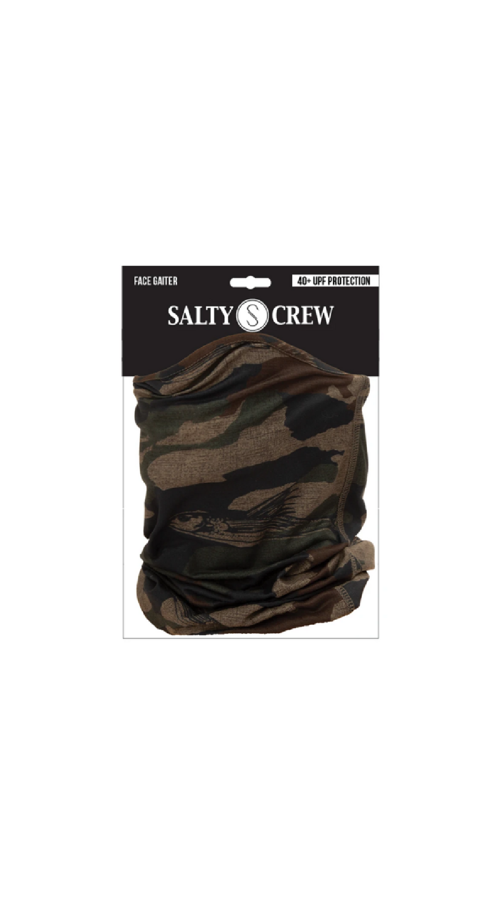 Salty Crew Pinnacle Face Gaiter - Brown Camo