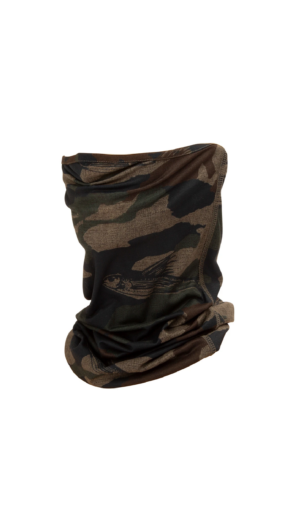 Salty Crew Pinnacle Face Gaiter - Brown Camo