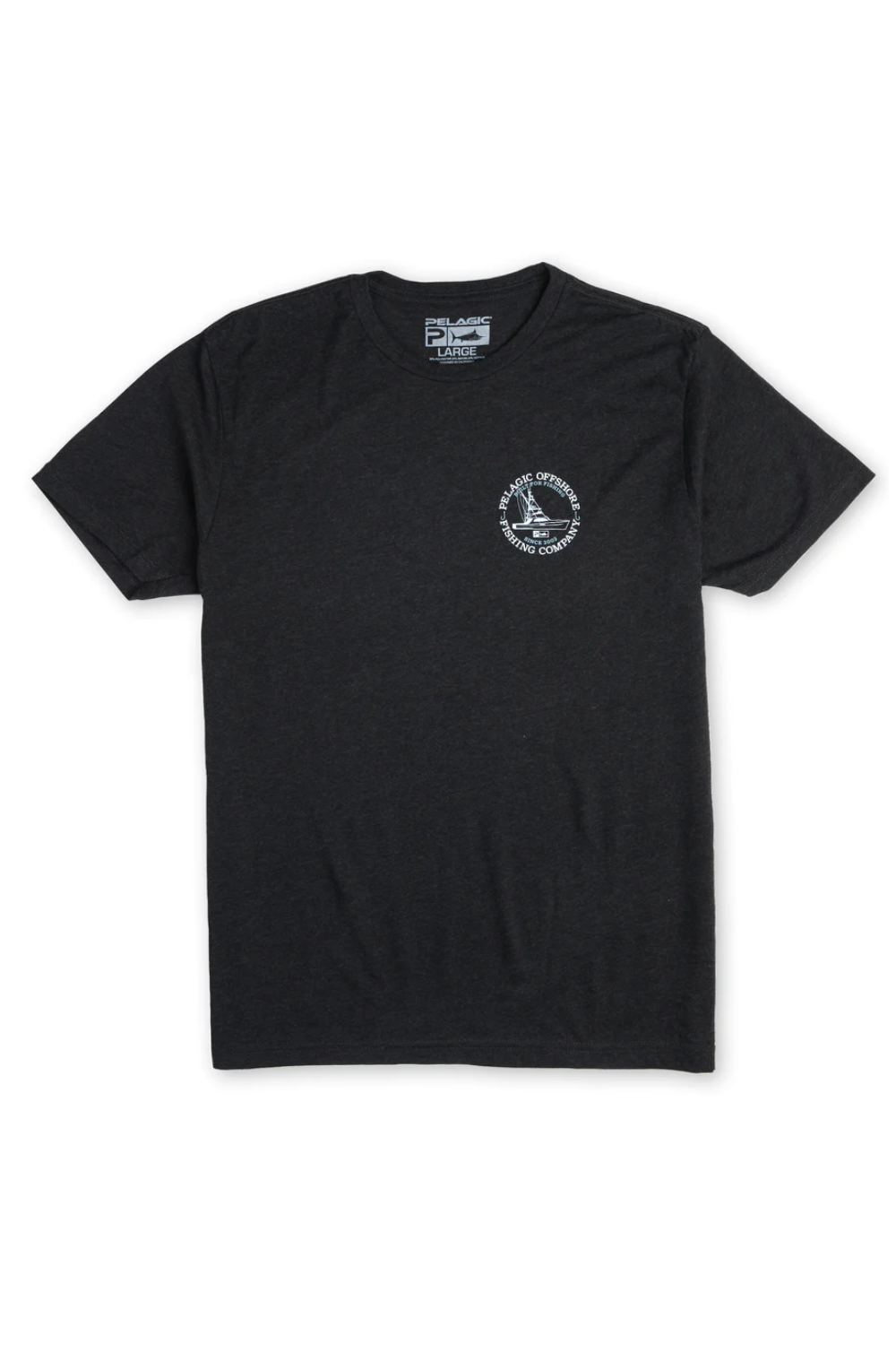 Pelagic Prem Short Sleeve Tri-Blend Tee- Charter