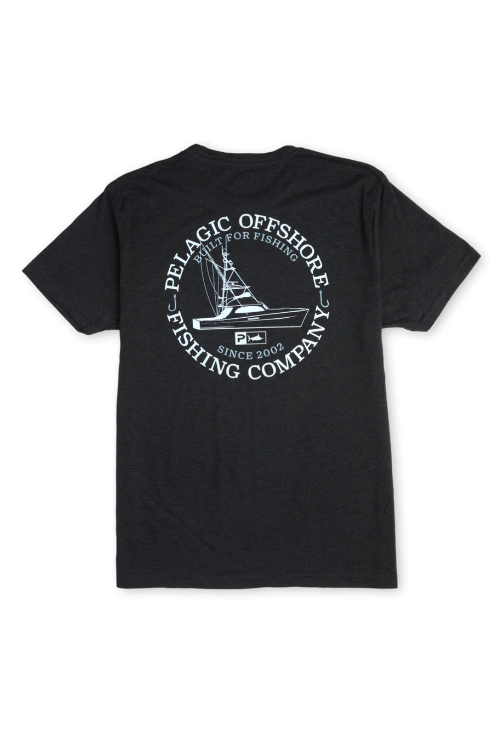 Pelagic Prem Short Sleeve Tri-Blend Tee- Charter