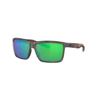 Costa Sunglasses Rinconcito Matte Tortoise Frame - Green Mirror Lens