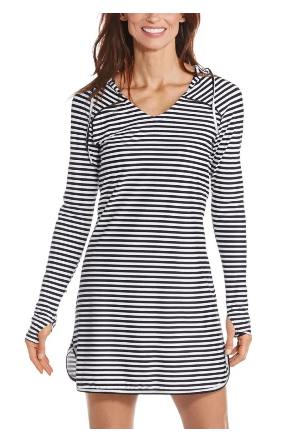 Coolibar Women's Seacoast Swim Cover-Up Dress UPF 50+