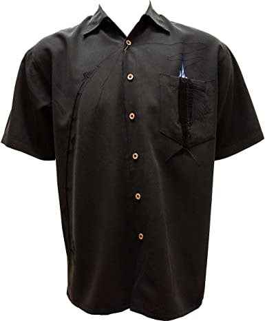Bamboo Cay Shake the Hook Peekaboo Sailfish Camp Shirt Wb871