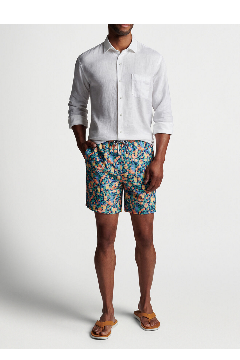 Peter Millar Summertime Screwdriver Swim Trunk