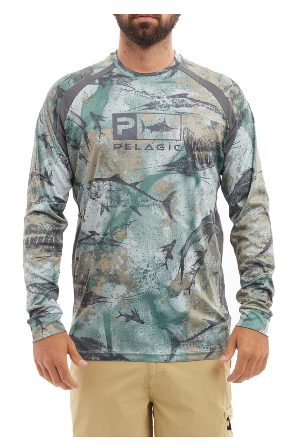 Pelagic Vaportek - Open Seas Long Sleeve Fishing Shirt Men's - BeachToBlvd