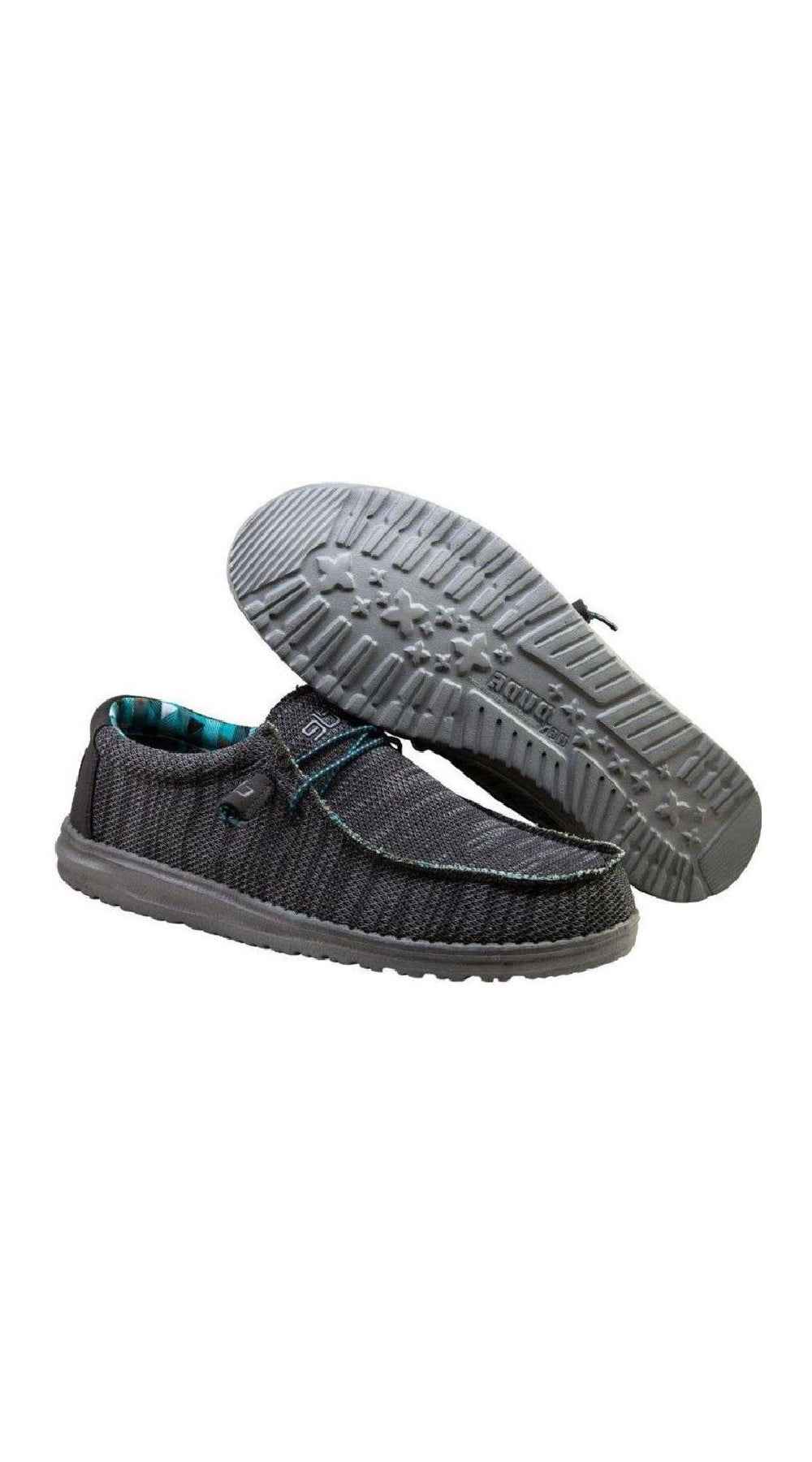 Heydude Wally Sox Charcoal Men's Shoes