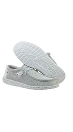 Heydude Wally Sox Stone White Men's Shoes