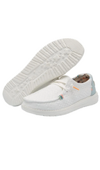 Heydude Shoes Wendy Boho White Crochet