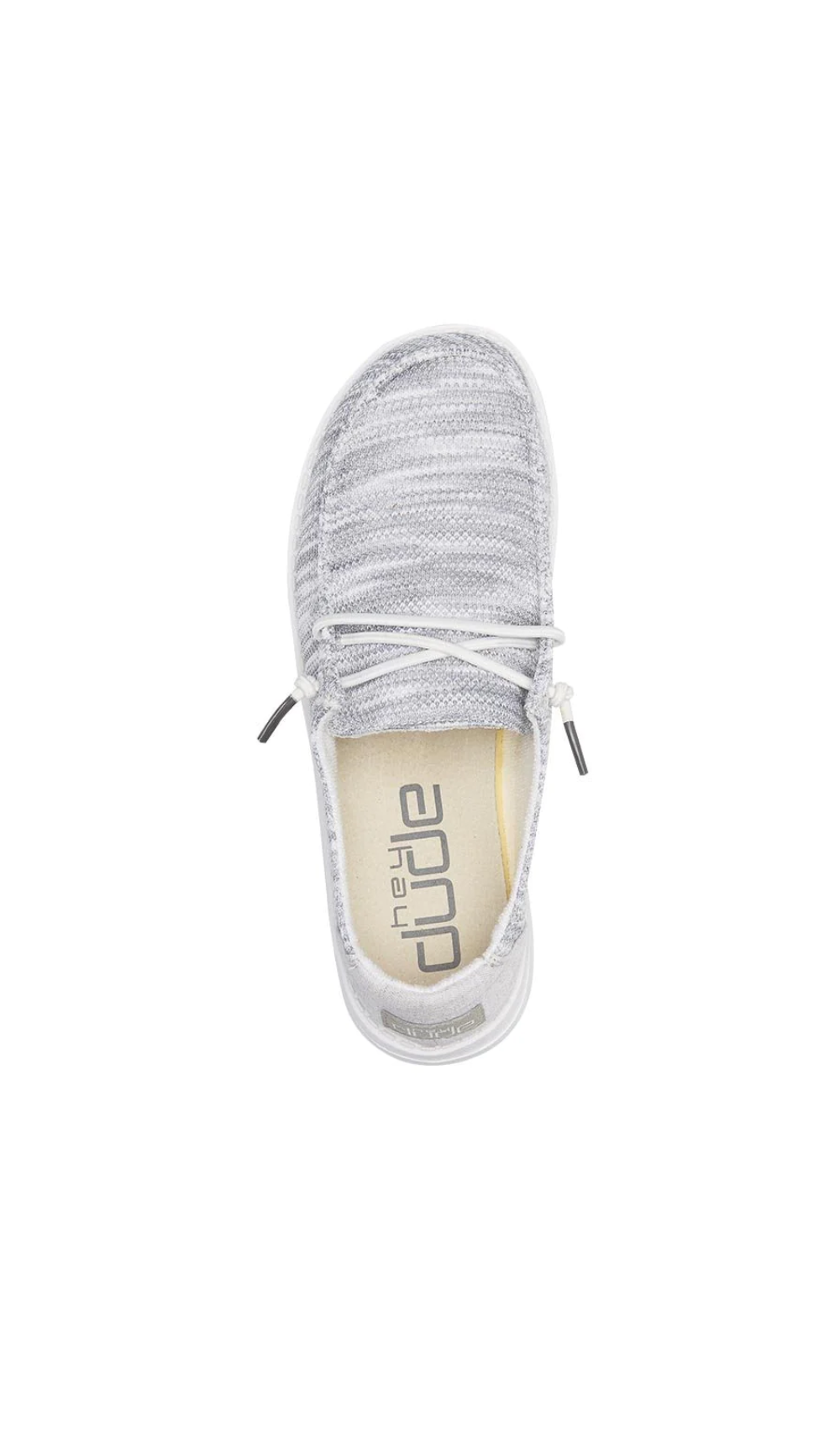 Heydude Wendy Sox Women's Shoes - Glacier Grey - BeachToBlvd