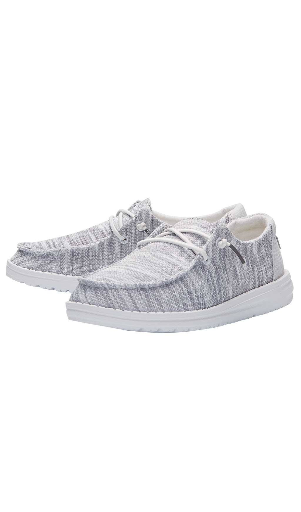 Heydude Wendy Sox Women's Shoes - Glacier Grey - BeachToBlvd