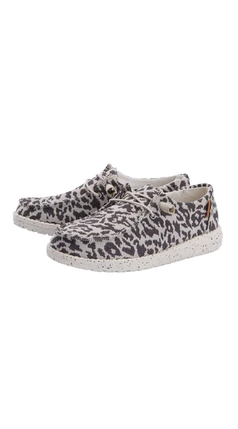 Heydude Wendy Woven Cheetah Grey Women's Shoes